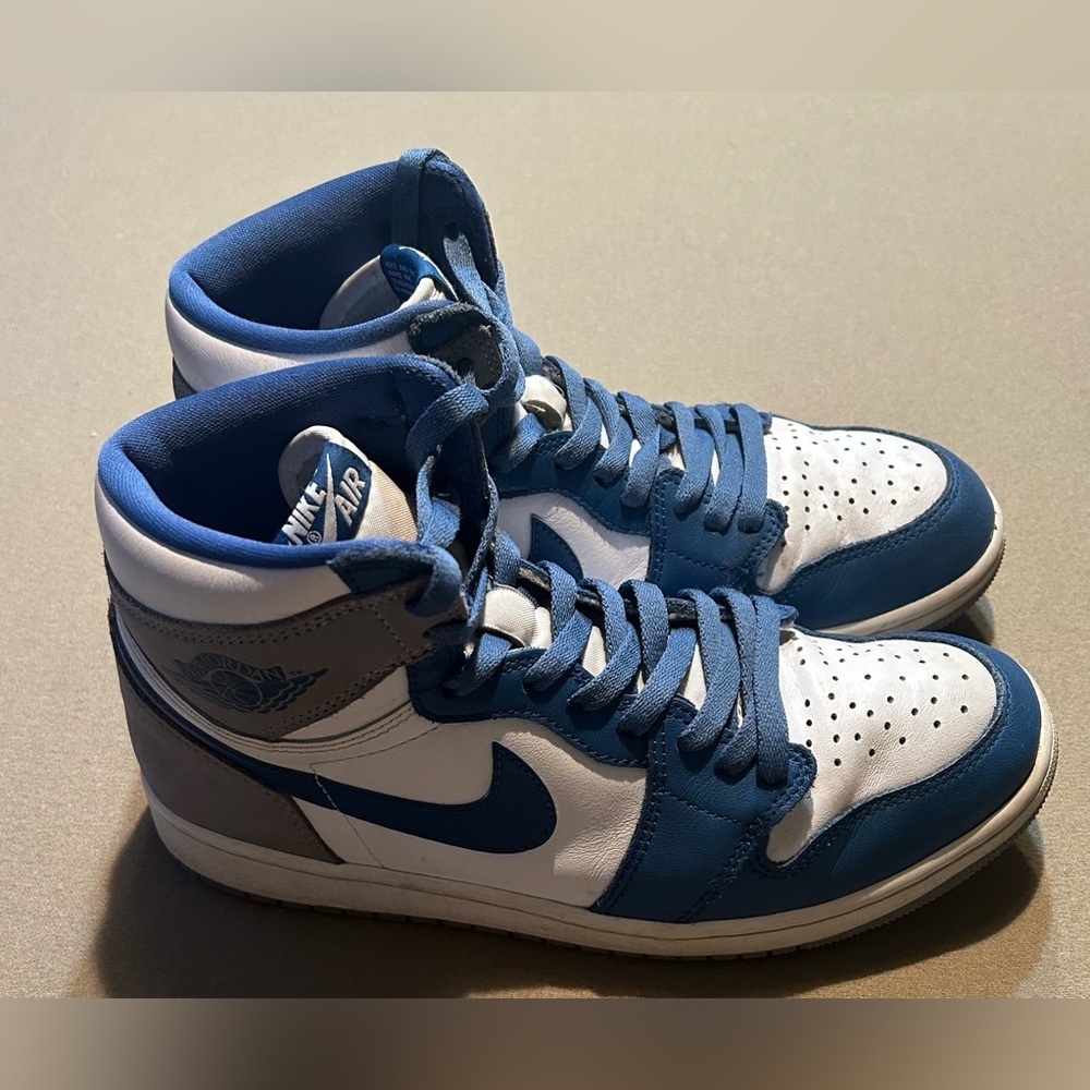 Air Jordan 1 Retro High OG True Blue size 9. Very good condition​ - Picture 6 of 7